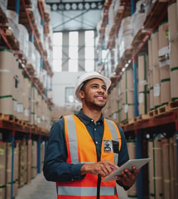 Warehouse worker happy at work_cropped